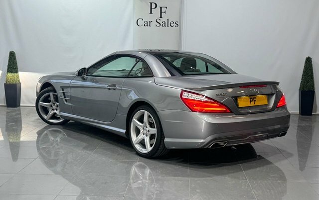 Mercedes-Benz SL Class 3.5 Sl350 V6 Blueefficiency Convertible L500JMY Silver #4