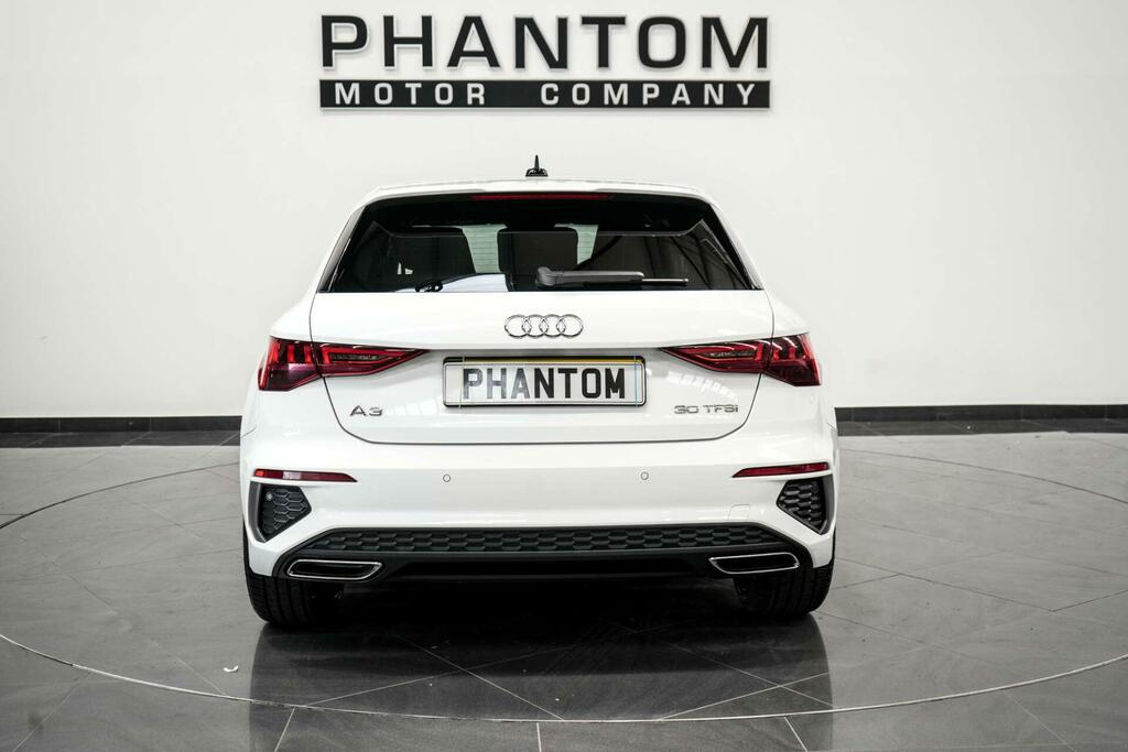 Audi A3 1.0 Tfsi 30 S Line Sportback Euro 6 Ss HG22WDY White #4