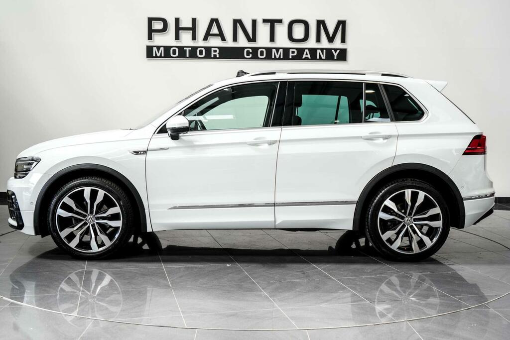 Volkswagen Tiguan 2.0 Tdi R-line Tech Dsg Euro 6 Ss  White #3