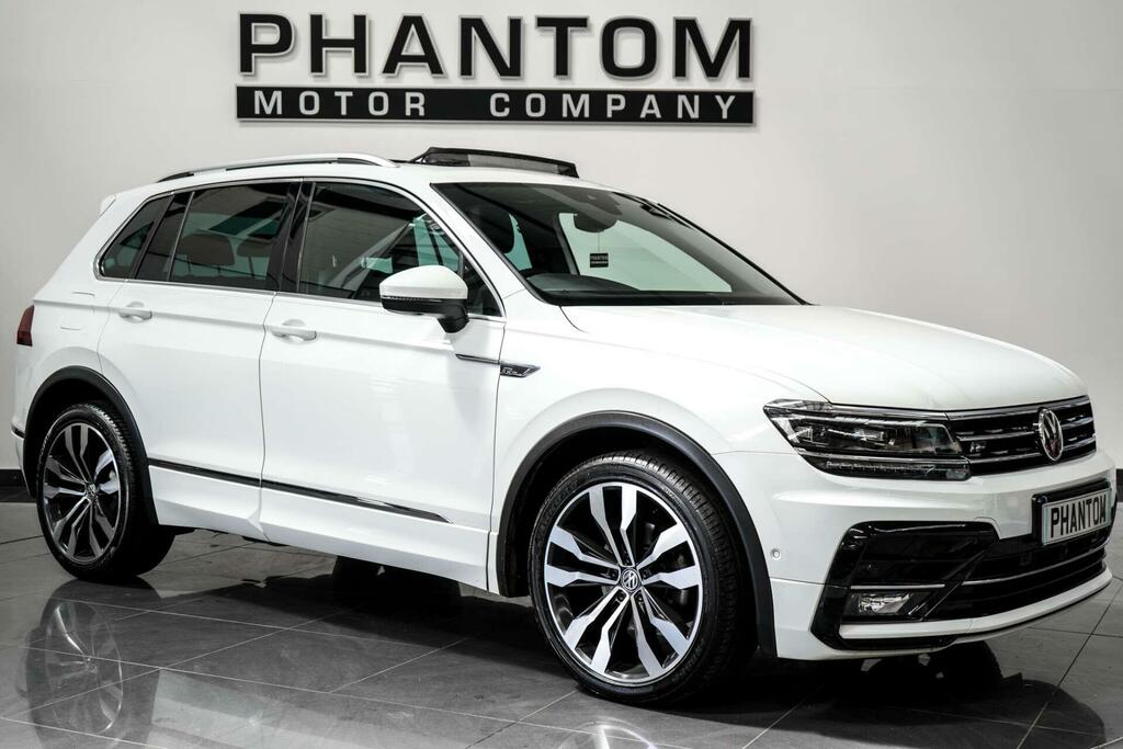 Volkswagen Tiguan 2.0 Tdi R-line Tech Dsg Euro 6 Ss White
