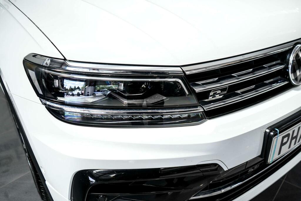 Volkswagen Tiguan 2.0 Tdi R-line Tech Dsg Euro 6 Ss  White #6