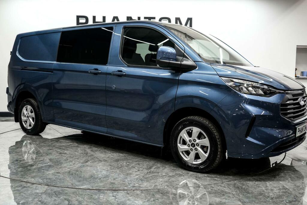 Ford Transit Custom 2.0 320 Ecoblue Limited Crew Van Double Cab Di Blue
