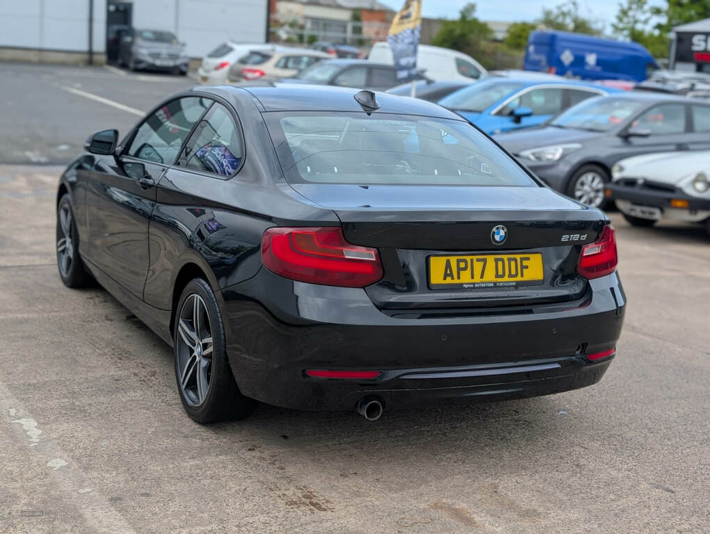 BMW 2 Series 218D 150 Sport Step Nav AP17DDF Black #5