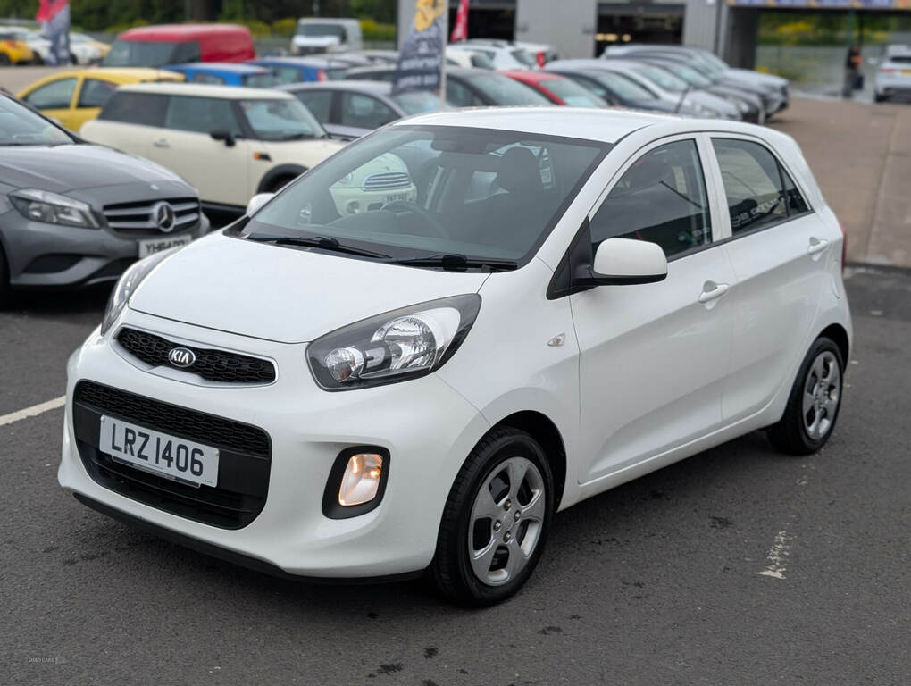 Kia Picanto 1.0 65 1 LRZ1406 White #4