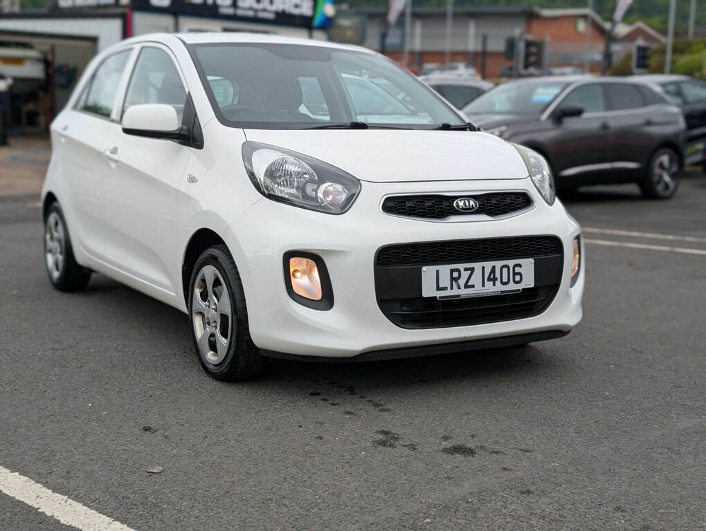 Kia Picanto 1.0 65 1 LRZ1406 White #2