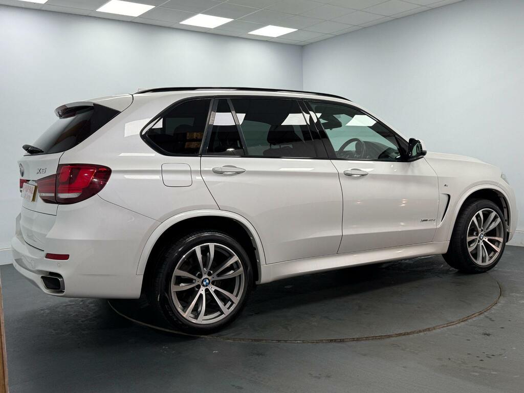 BMW X5 Xdrive40d M Sport 7 Seat ST18XWJ White #4