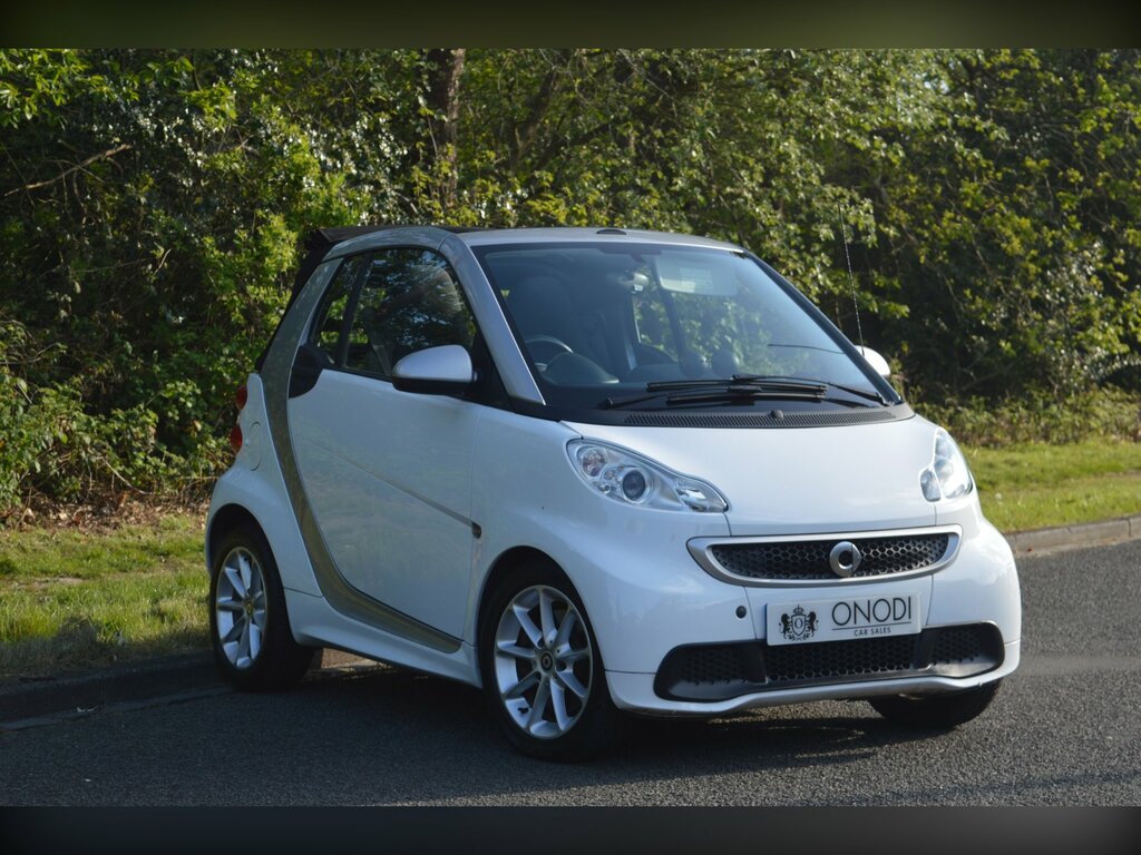 Smart Fortwo Cabrio 1.0 Mhd Passion Cabriolet Softtouch Eur White