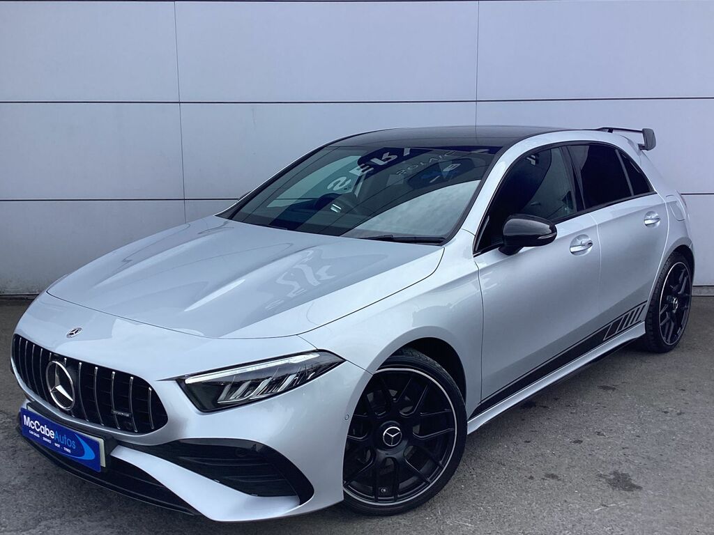 Mercedes-Benz A Class 1.3 A200h Mhev Amg Line Executive Hatchback JSZ8297 Silver #2
