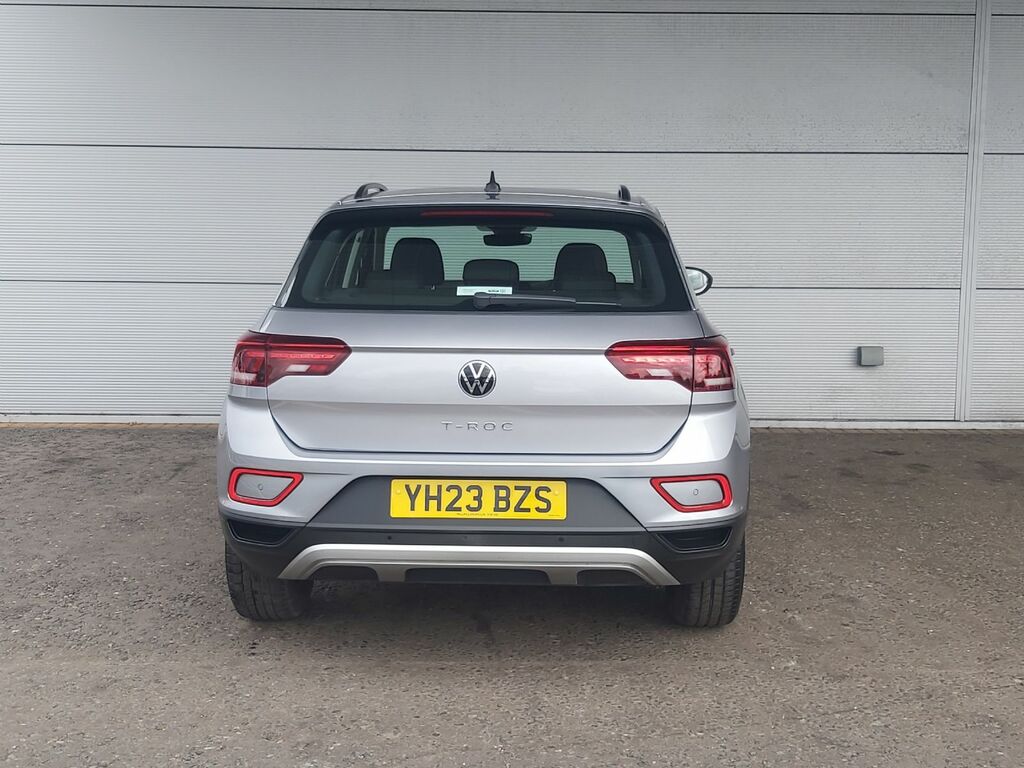 Volkswagen T-Roc 1.5 Tsi Life 150 Bhp Dsg YH23BZS Silver #4