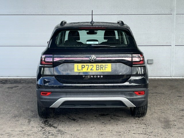 Volkswagen T-Cross 1.0 Tsi Se 110 Bhp LP72BRF Black #4