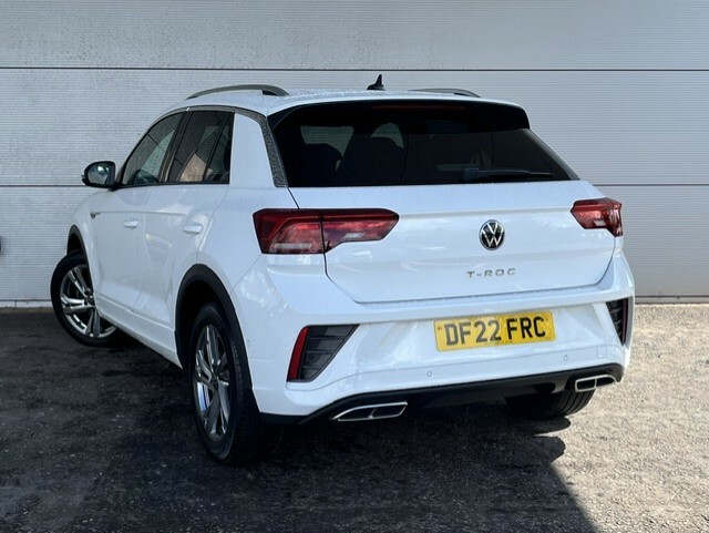 Volkswagen T-Roc 1.5 Tsi R Line 150 Bhp Dsg DF22FRC White #5
