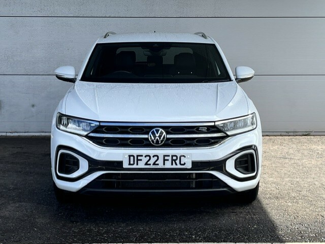 Volkswagen T-Roc 1.5 Tsi R Line 150 Bhp Dsg DF22FRC White #2