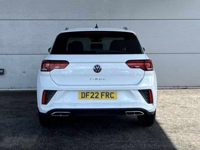 Volkswagen T-Roc 1.5 Tsi R Line 150 Bhp Dsg DF22FRC White #4