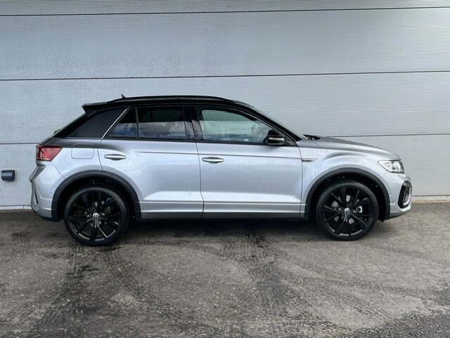 Volkswagen T-Roc 1.5 Tsi Black Edition Plus 150 Bhp MC75VMM Silver #3