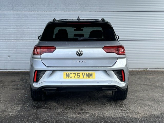 Volkswagen T-Roc 1.5 Tsi Black Edition Plus 150 Bhp MC75VMM Silver #4