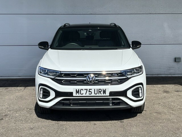 Volkswagen T-Roc 1.5 Tsi Black Edition Plus 150 Bhp MC75URW White #2