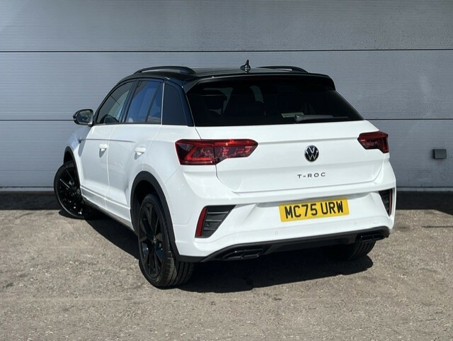 Volkswagen T-Roc 1.5 Tsi Black Edition Plus 150 Bhp MC75URW White #5