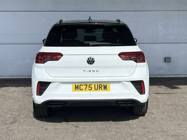 Volkswagen T-Roc 1.5 Tsi Black Edition Plus 150 Bhp MC75URW White #4