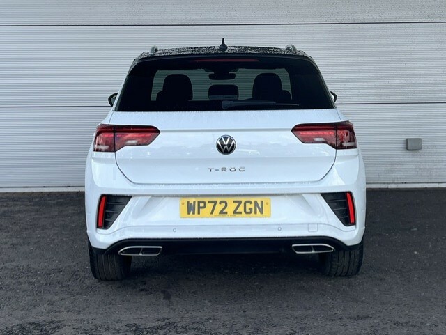 Volkswagen T-Roc 1.5 Tsi R Line 150 Bhp Dsg WP72ZGN White #4