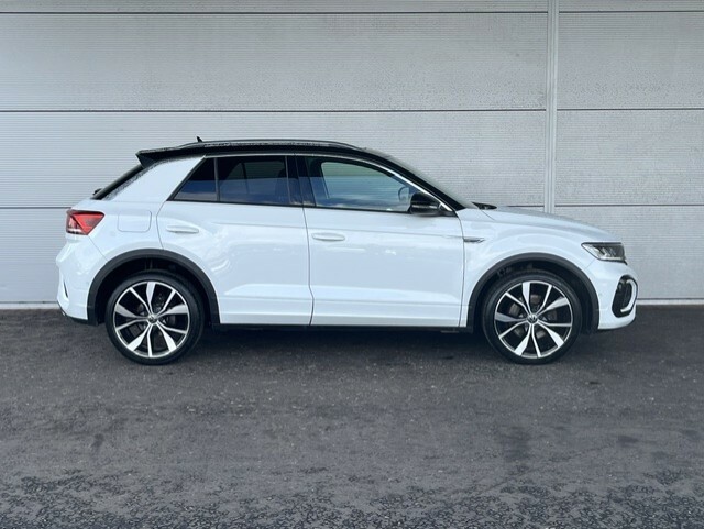 Volkswagen T-Roc 1.5 Tsi R Line 150 Bhp Dsg WP72ZGN White #3