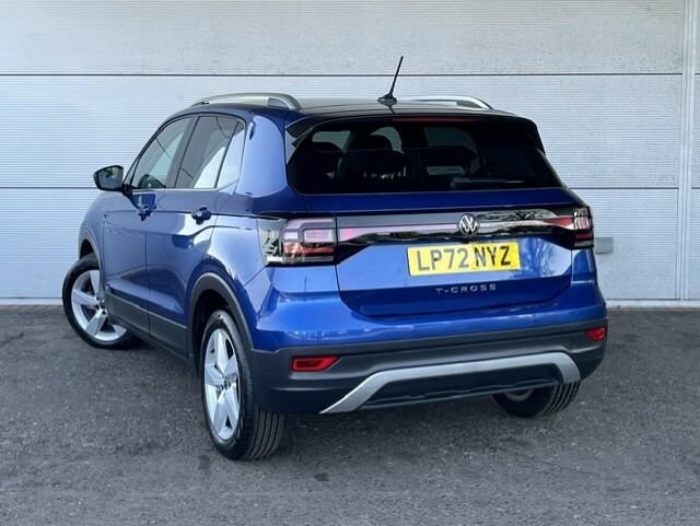 Volkswagen T-Cross 1.0 Tsi Sel 110 Bhp Dsg Blue #4
