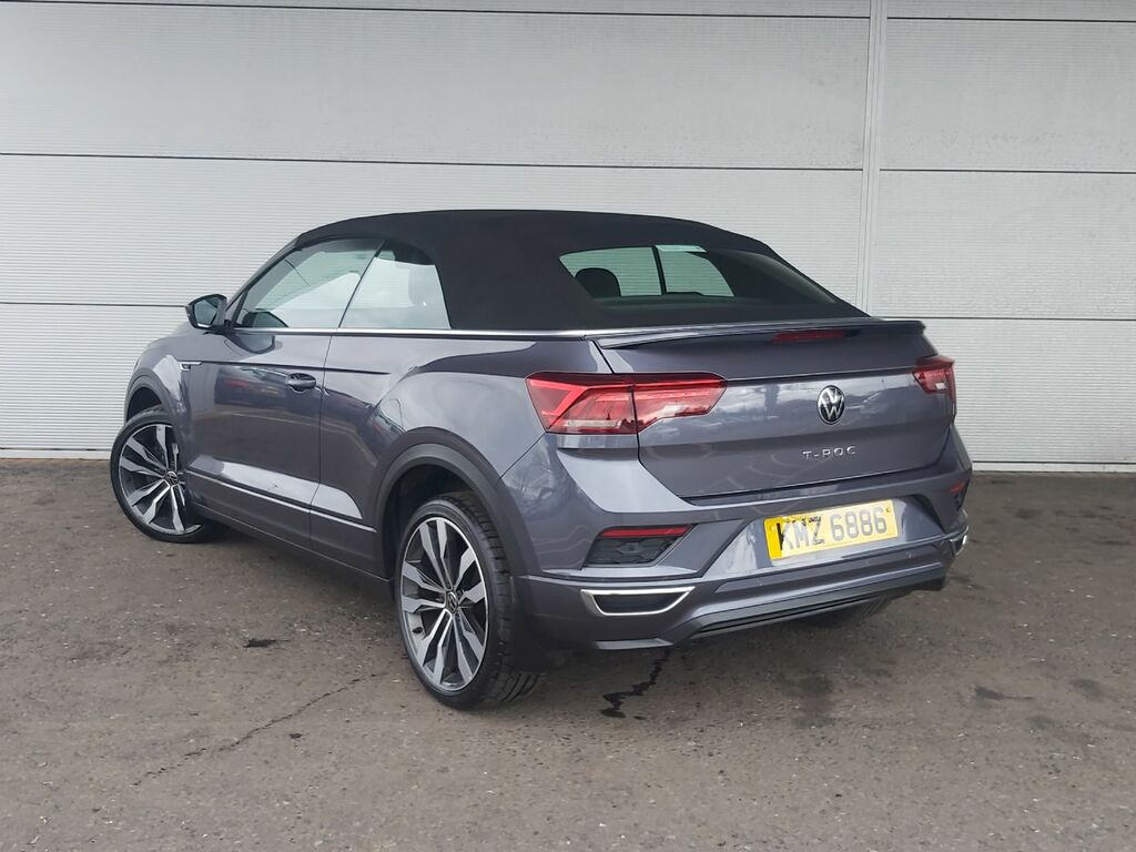 Volkswagen T-Roc Cabriolet 1.5 Tsi R Line 150 Bhp Dsg KMZ6886 Grey #5