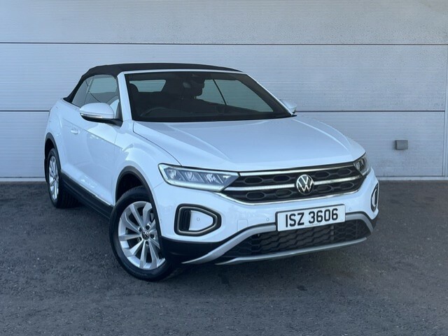 Volkswagen T-Roc Cabriolet 1.5 Tsi Style 150 Bhp ISZ3606 White #2