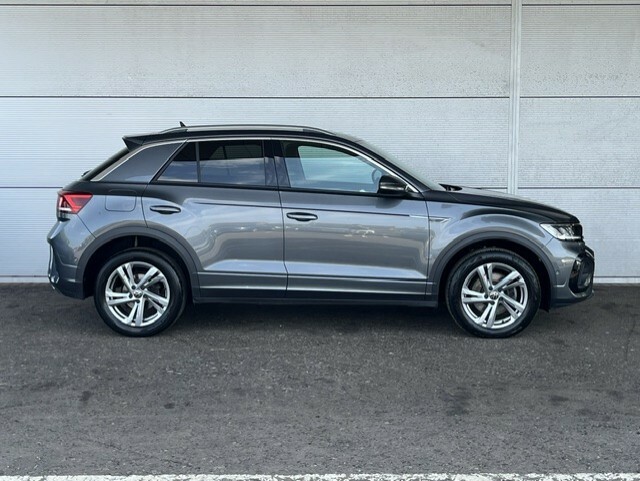 Volkswagen T-Roc 2.0 Tdi R Line 150 Bhp 4M Dsg VE23UHV Grey #3