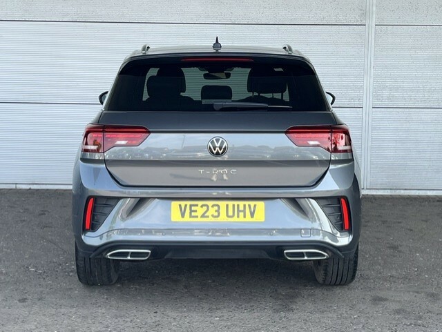 Volkswagen T-Roc 2.0 Tdi R Line 150 Bhp 4M Dsg VE23UHV Grey #4