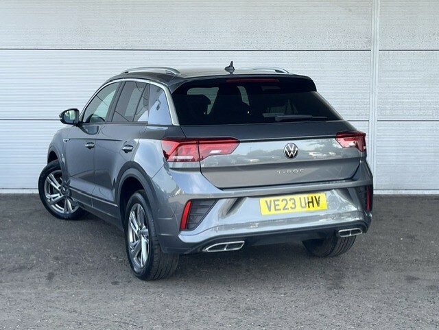 Volkswagen T-Roc 2.0 Tdi R Line 150 Bhp 4M Dsg VE23UHV Grey #5