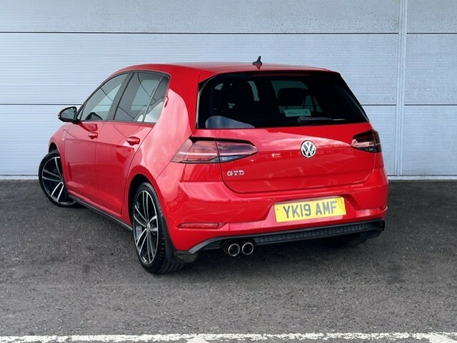 Volkswagen Golf 2.0 Gtd 184 Bhp Dsg YK19AMF Red #5