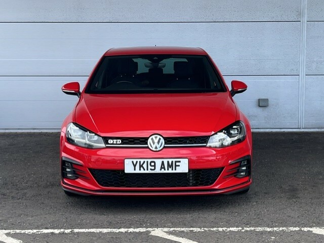 Volkswagen Golf 2.0 Gtd 184 Bhp Dsg YK19AMF Red #2