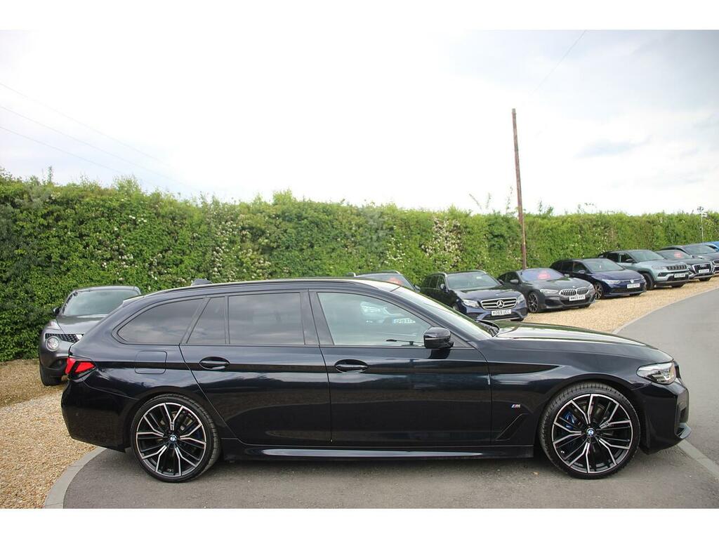 BMW 5 Series Estate FJ22TWL Black #3