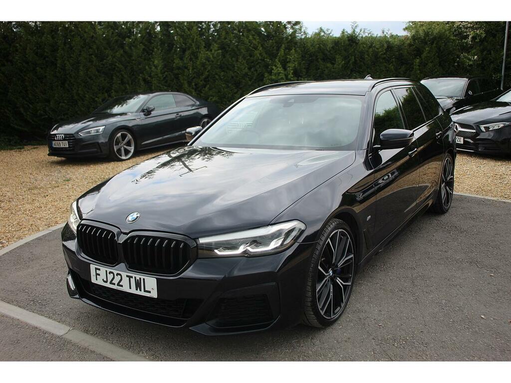 BMW 5 Series Estate FJ22TWL Black #2