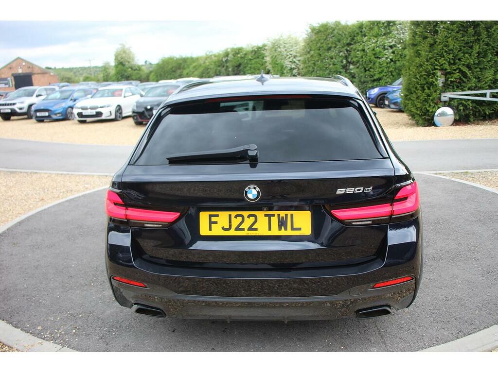 BMW 5 Series Estate FJ22TWL Black #6
