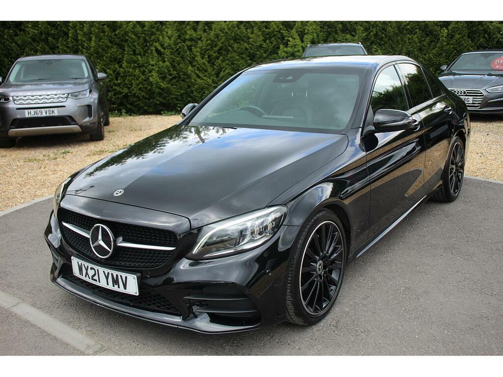 Mercedes-Benz C Class Saloon WX21YMV Black #3
