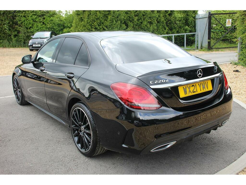 Mercedes-Benz C Class Saloon WX21YMV Black #6