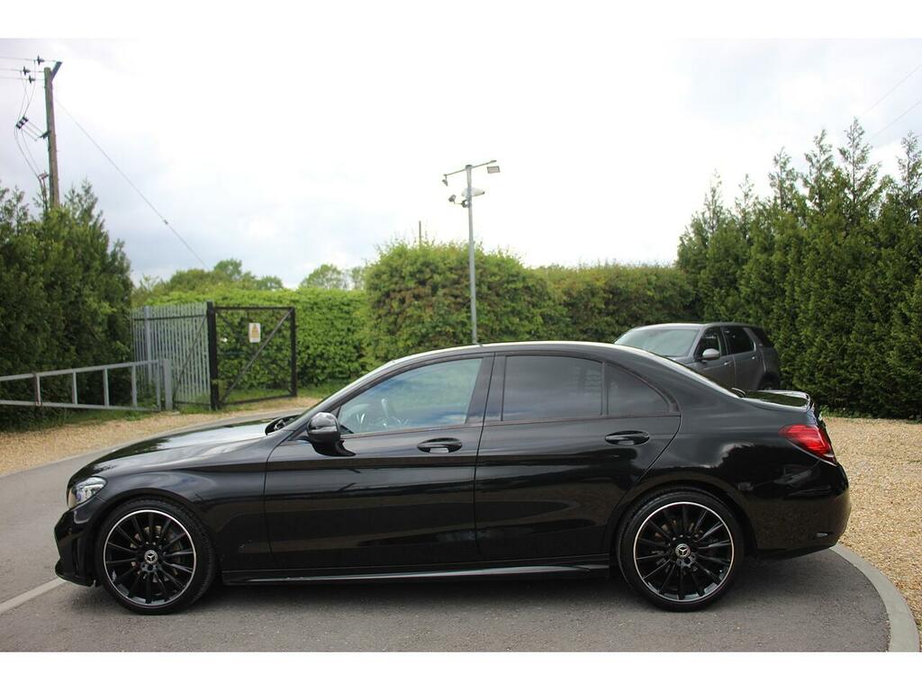 Mercedes-Benz C Class Saloon WX21YMV Black #5