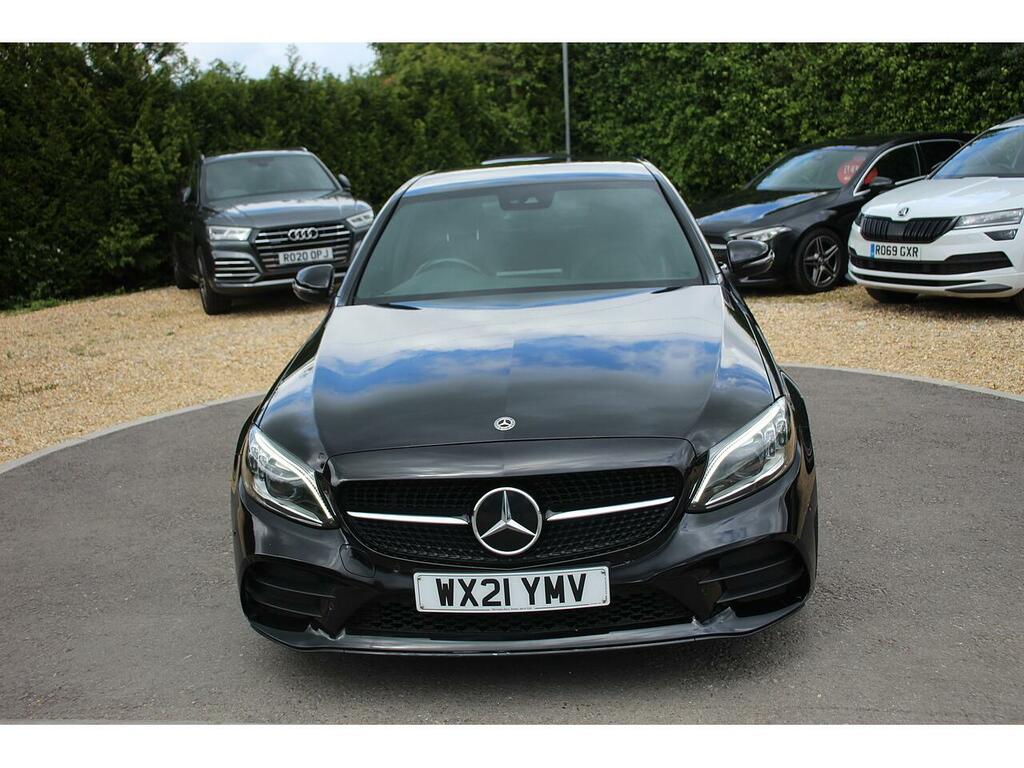Mercedes-Benz C Class Saloon WX21YMV Black #2
