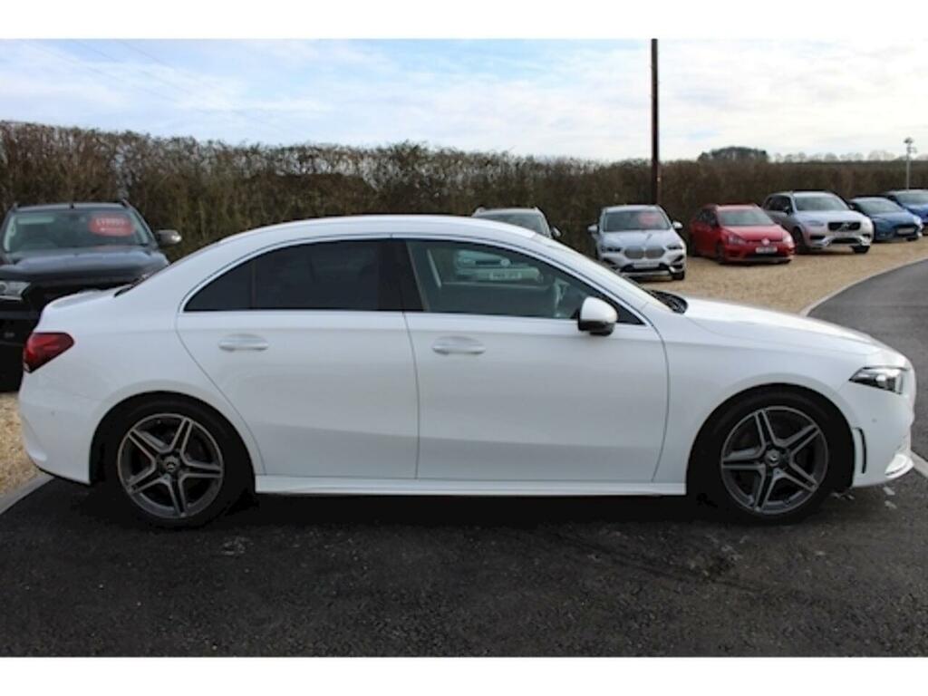 Mercedes-Benz A Class Saloon SK69WCZ White #3