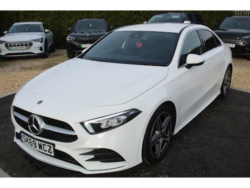 Mercedes-Benz A Class Saloon SK69WCZ White #2