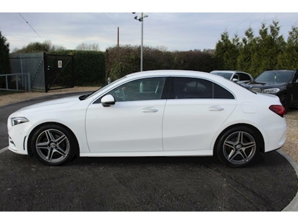 Mercedes-Benz A Class Saloon SK69WCZ White #4