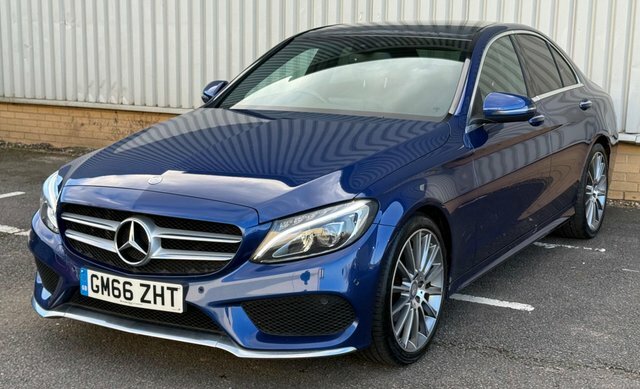 Mercedes-Benz C Class C220d Amg Line Premium GM66ZHT Blue #3