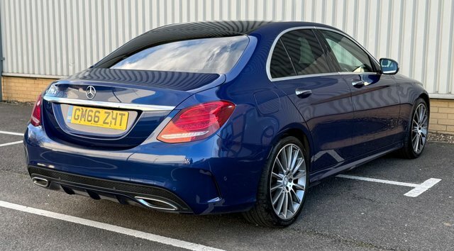 Mercedes-Benz C Class C220d Amg Line Premium GM66ZHT Blue #6