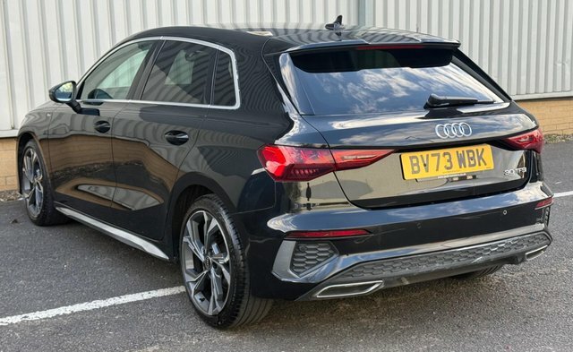 Audi A3 Tfsi 30 S Line BV73WBK Black #4