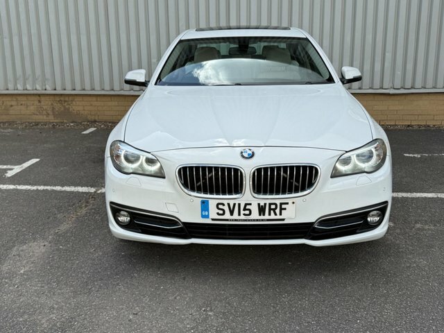 BMW 5 Series 520D Luxury Euro SV15WRF White #4