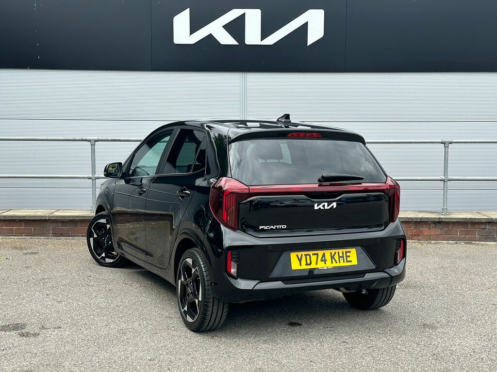 Kia Picanto 1.0 3 Hatchback Euro 6 Ss 62 YD74KHE Black #2