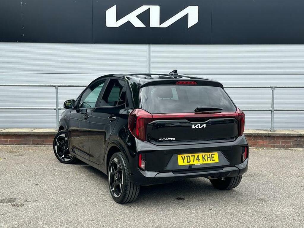 Kia Picanto 1.0 3 Hatchback Euro 6 Ss 62 YD74KHE Black #2
