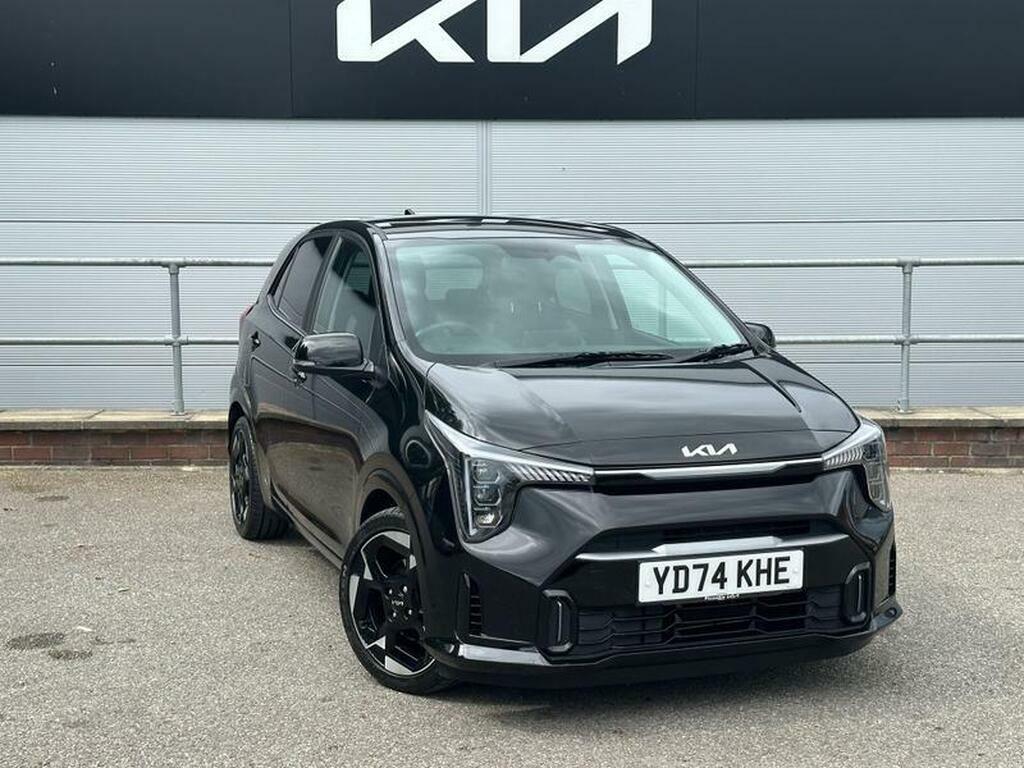 Kia Picanto 1.0 3 Hatchback Euro 6 Ss 62 YD74KHE Black #3