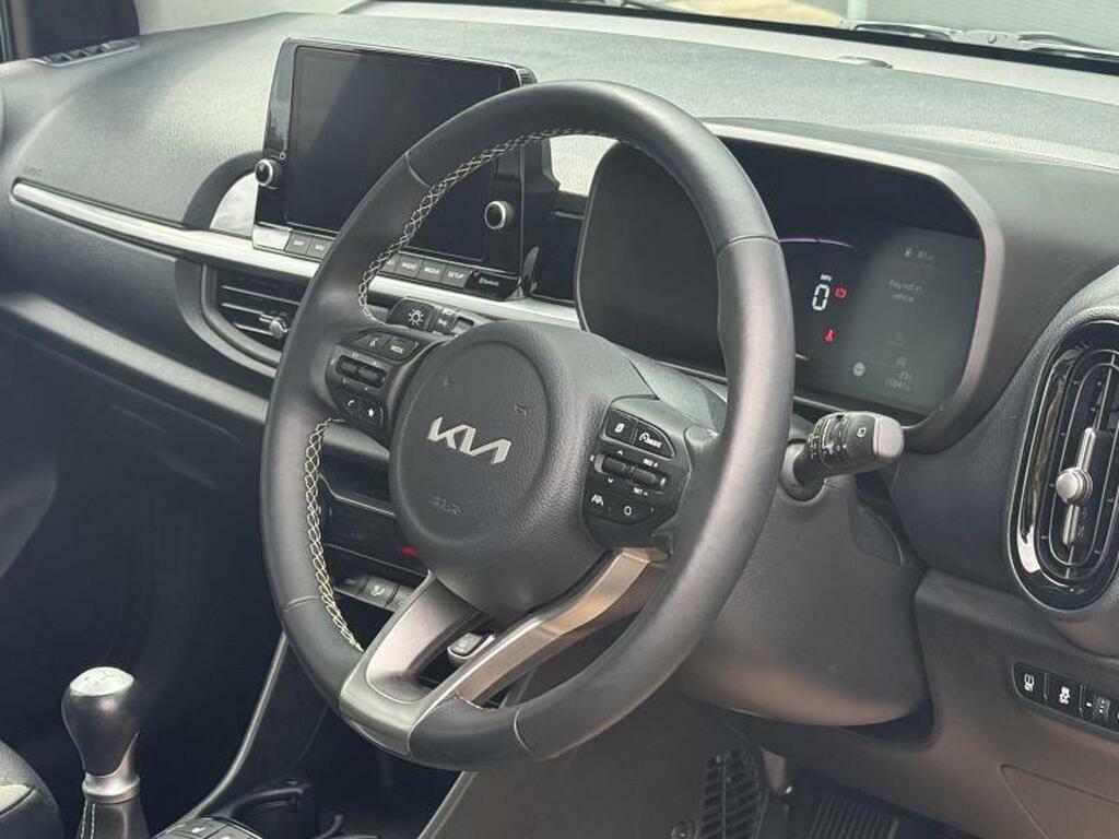 Kia Picanto 1.0 3 Hatchback Euro 6 Ss 62 YD74KHE Black #5